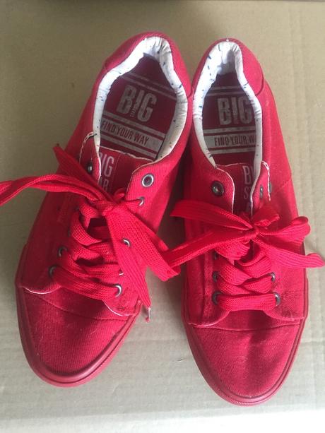 Červené tenisky big star, veľ. 39, 39