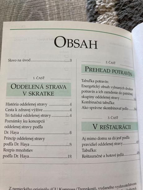 Oddelená strava doma a v reštaurácii (1999), 