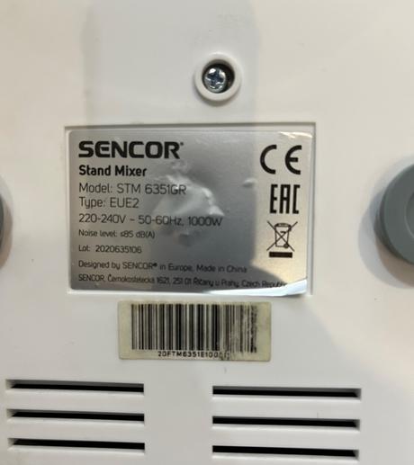Sencor stm 6351gr 1000w kuchynský robot, sencor