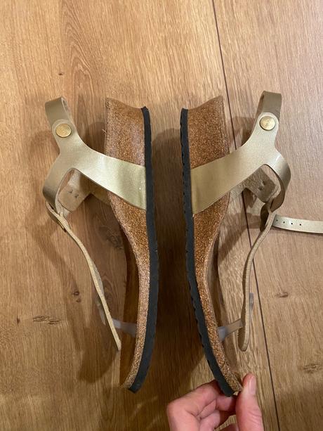 Zlaté sandálky vel 40, 40