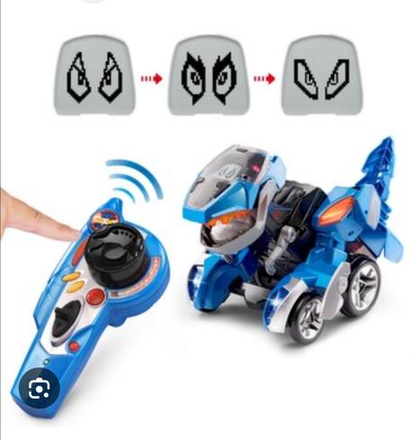 Rc - trex dinosaurus a auto 2v1 na ovládanie,
