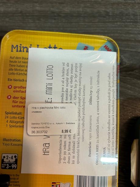 Haba nove hry na cesty v plechovkach, 