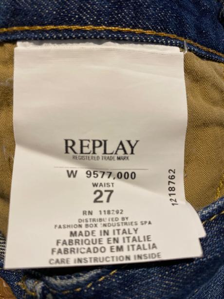 Riflová sukňa, replay,xs