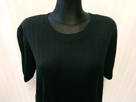 Dámsky čierny pulóvrikový top, tu woman, xxl