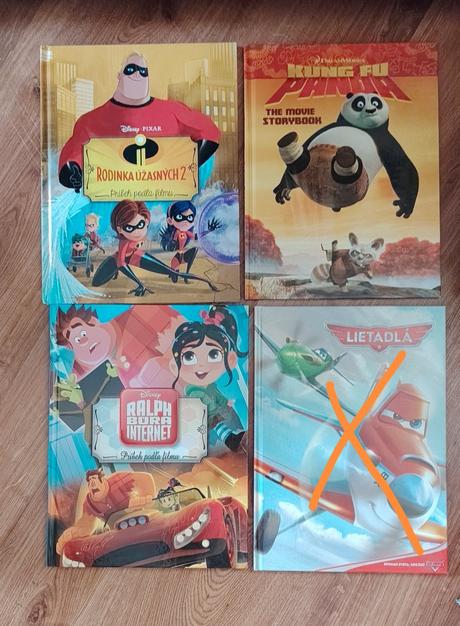Detské knihy disney, vianočné a iné, 