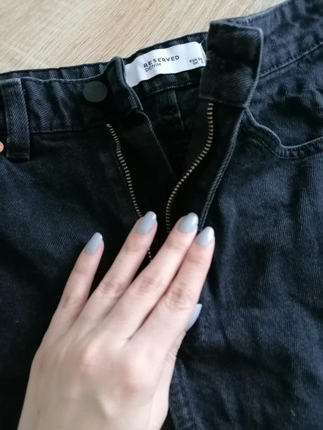 Dámske čierne rifle, reserved,xs