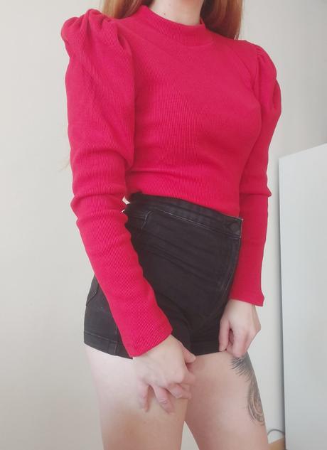 Červený sveter., s