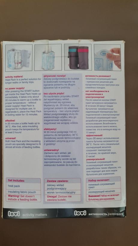 Lovi termoobal na dojčenskú fľašu - heat pack,