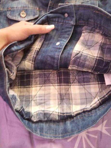 Zateplena riflova bunda, xs