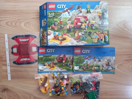 Lego 60202 13+1 figúrka stan orol čln, 