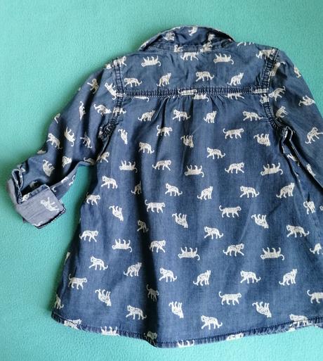 Štýlová ľahká riflová blúzka veľ. 128, 128