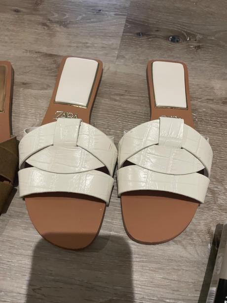 Šľapky kožené zara 36, zara,36