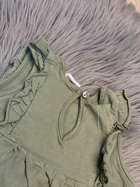 Dievčenské šaty s volánmi h&m (74), h&m,74