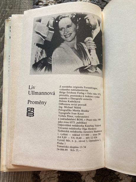 Proměny liv ullmann-prvé vyd.1989,