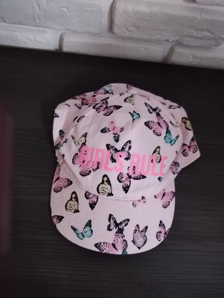 Šiltovka motyliky 3_6 r.,