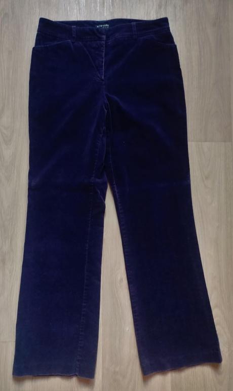 Teplé zamatové nohavice, 40