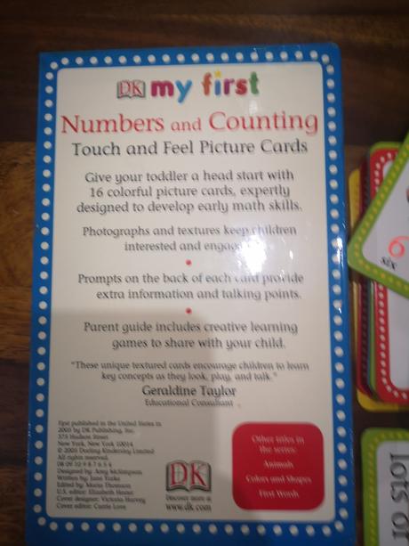 Čísla a počty obrázkové karty, 