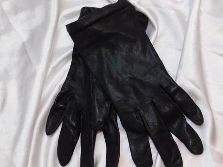 Dámske kožené rukavice, h&m,l