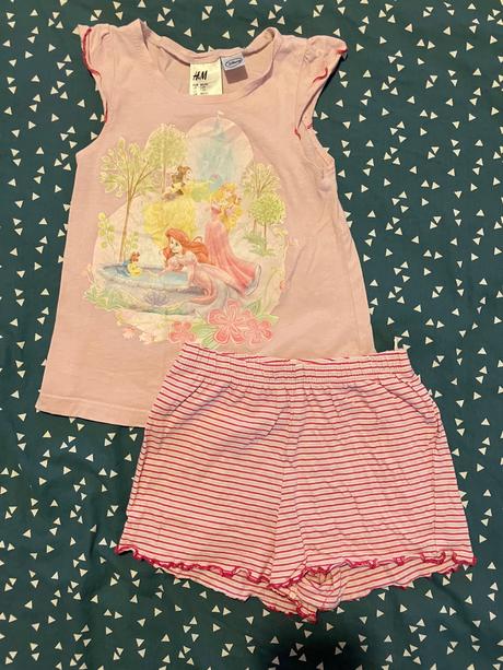 Pyžamo s princeznami, h&m,86