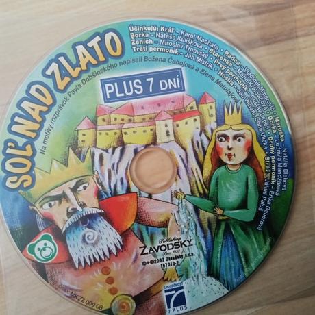 Darujem dvd na cvičenie + rozprávku na cd, 