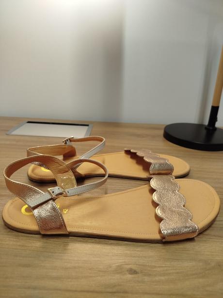 Shapen barefoot sandále jasmine rosegold, 42