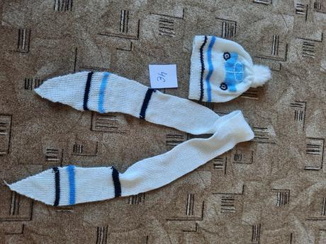 Čiapka a šal vel 2-3r., 98