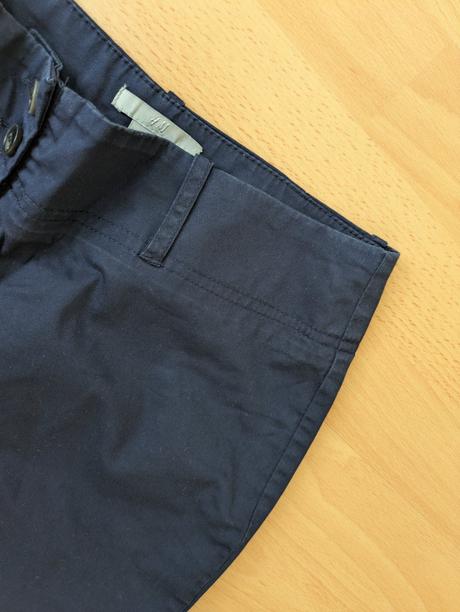 Tmavomodré 3/4 -ťáky 36, h&m,s