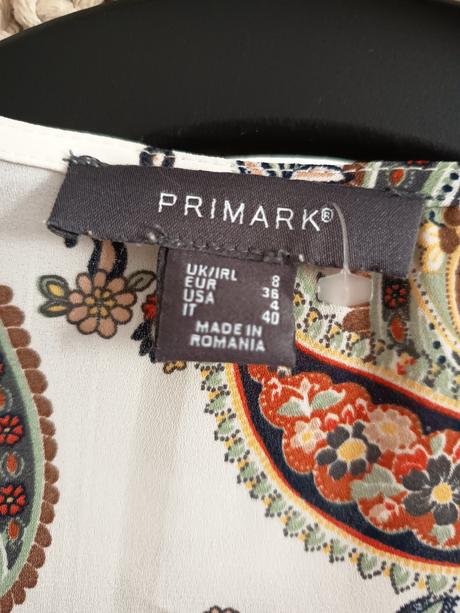 Krátka letná blúzka, primark,s