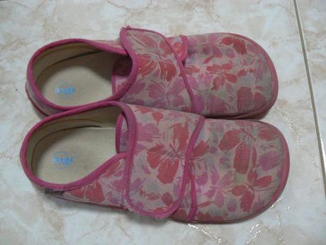 Dievčenské plátené barefoot tenisky, beda,35