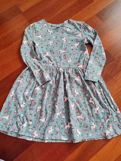 Šaty s dlhým rukávom, dopodopo,128