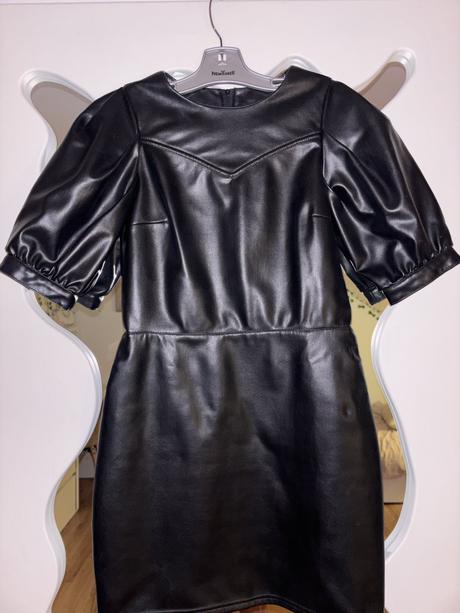 Koženkove šaty h&m 36, h&m,36