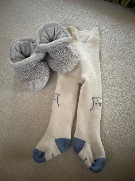 Pančuchy + papuče pre bábätko, 17