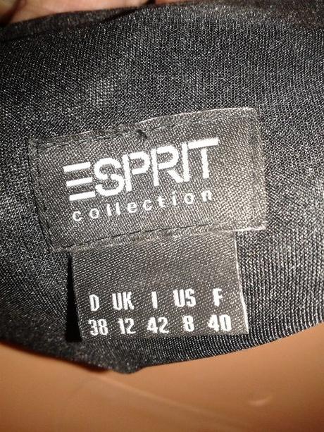 Čierno biela saténová suknička esprit 40, esprit,40