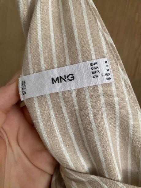 Mango ľanové áčkové šaty m, mango,m