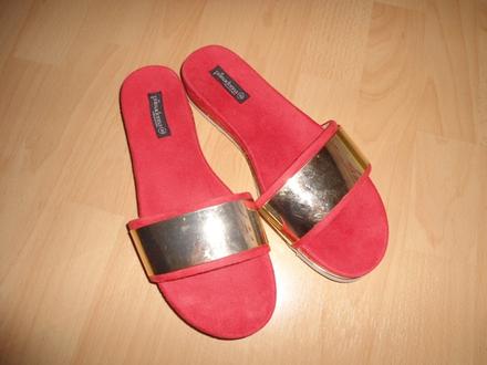 Cerveno-zlate slapky primadonna, 40