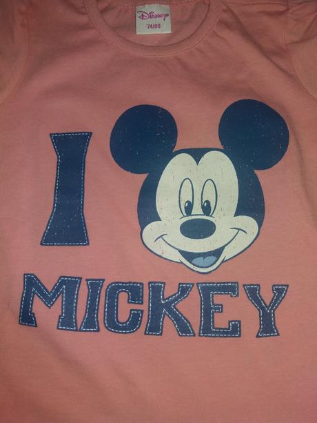 Dievčenské tričko disney č.74/80, disney,74
