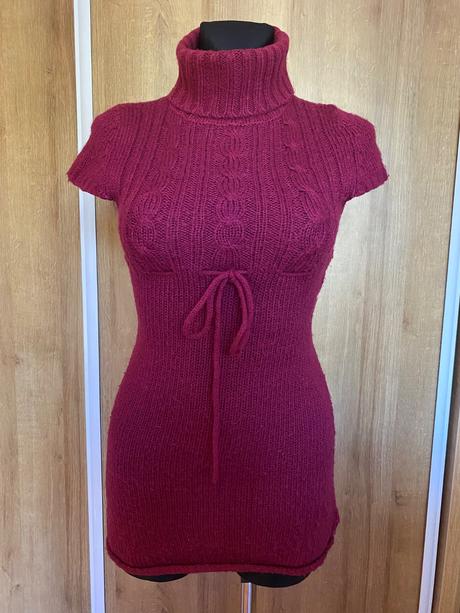 E-vie - dámsky predĺžený sveter / tunika, e-vie,36