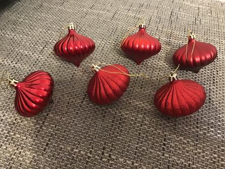 Vianočné ozdoby, 6 ks,