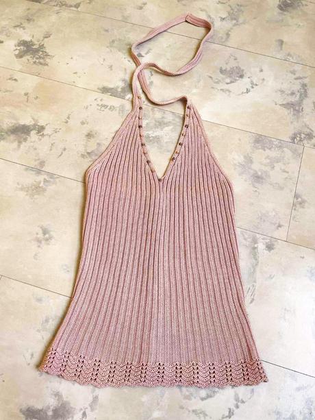 Bavlnené pletené tielko, xs