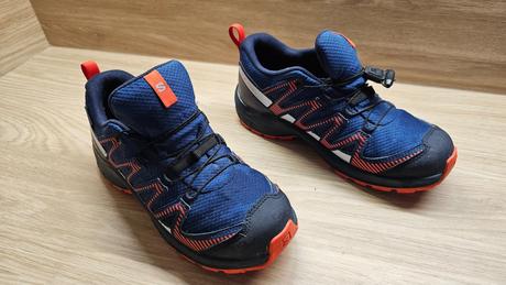 Detská nepremokavá turistická obuv salomon xa pro, salomon,36