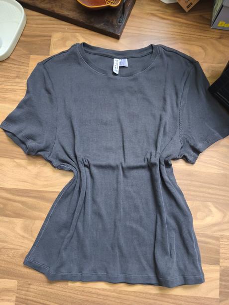 Dámske sivé tričko hm, h&m,xl