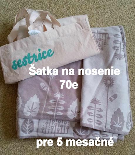 Šatka na nosenie, zn. sestrice, sestrice