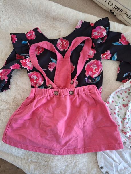 Set 2 krat body a suknicka na traky, pepco,80