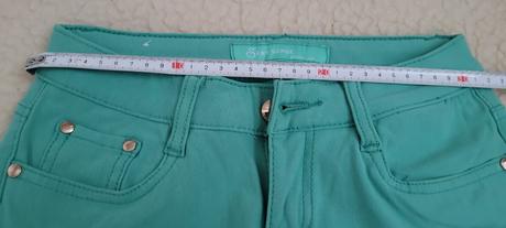 Sv. zelené džínsy, xs