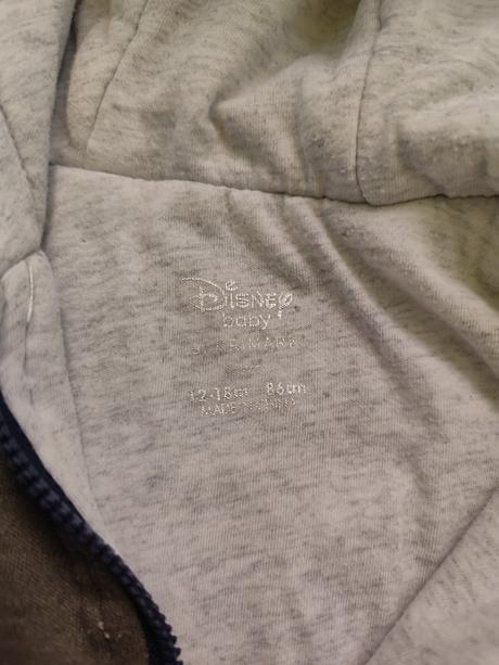 Zateplený overal mickey mouse, primark,86