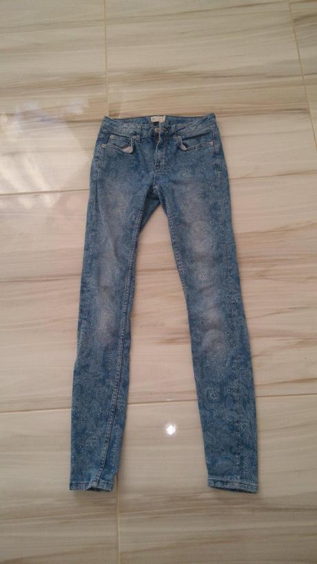 Dámske rifle slim ginatricot veľkosť 34, gina,xs