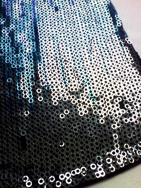 Tielko s flitrami, pimkie,s