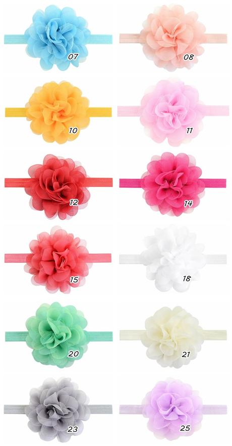 Dievčenská čelenka s kvetom na šnúrke, 