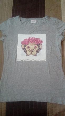 Emoji tricko s premienacimi flitrami, m