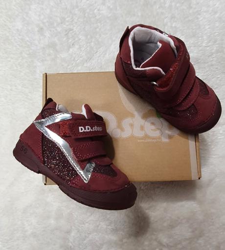 Detské kožené topánky 21200851 b+ca, d.d.step,20